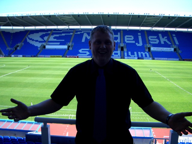 Mr Clevett grants his seal of approval to the ground