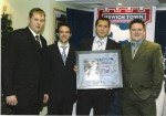 Clevtron receiving the sponsors programme.